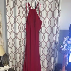 prom dress. unworn. red mermaid fit.